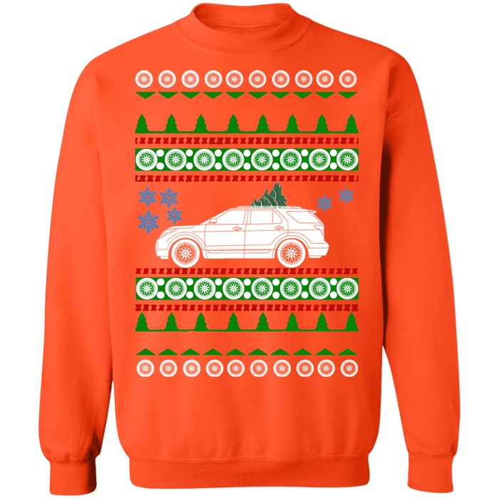 Ford Explorer 5th gen ugly christmas sweater