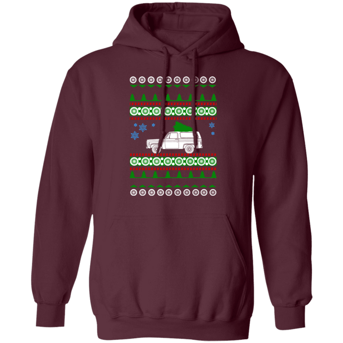 Chevy K5 Blazer ugly christmas sweater hoodie