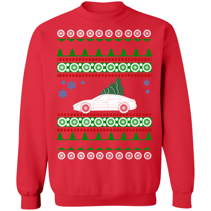 German Car like 2020 Porsche Taycan Ugly Christmas Sweater sweatshirt