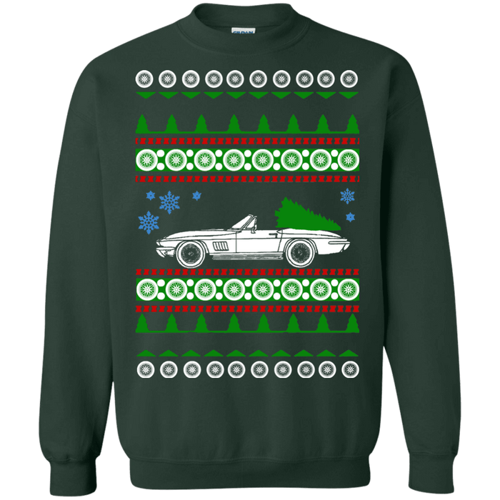 Corvette C2 ugly Christmas Sweater sweatshirt