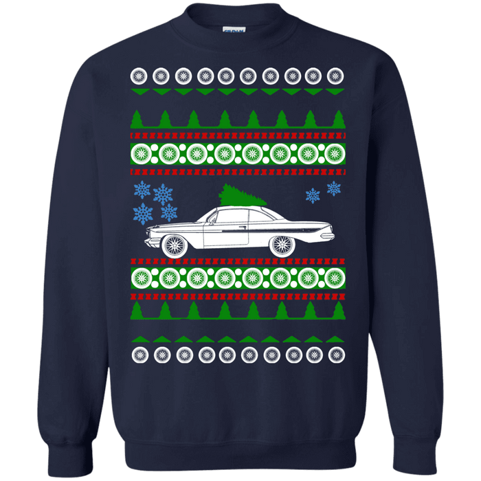 Chevy Impala 1961 Ugly Christmas Sweater sweatshirt