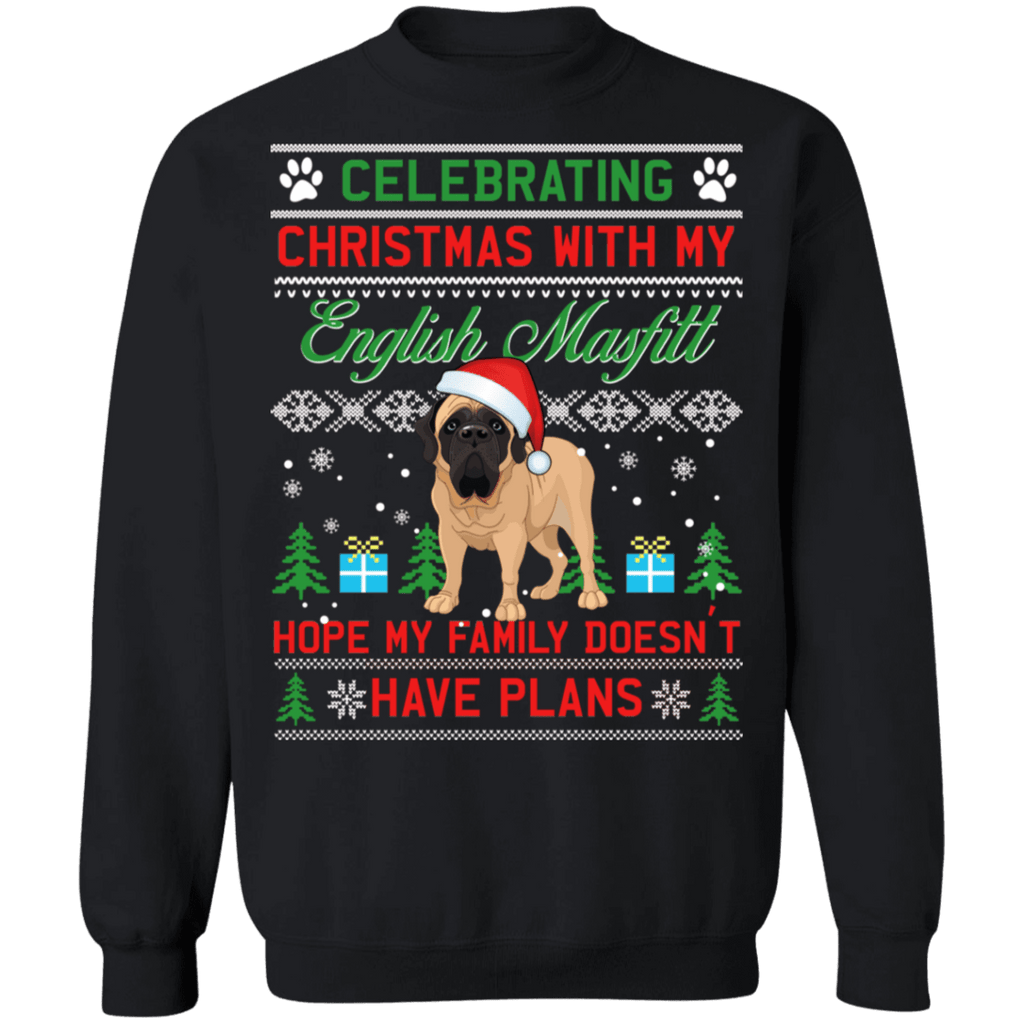 English Mastiff Ugly Christmas Sweater sweatshirt
