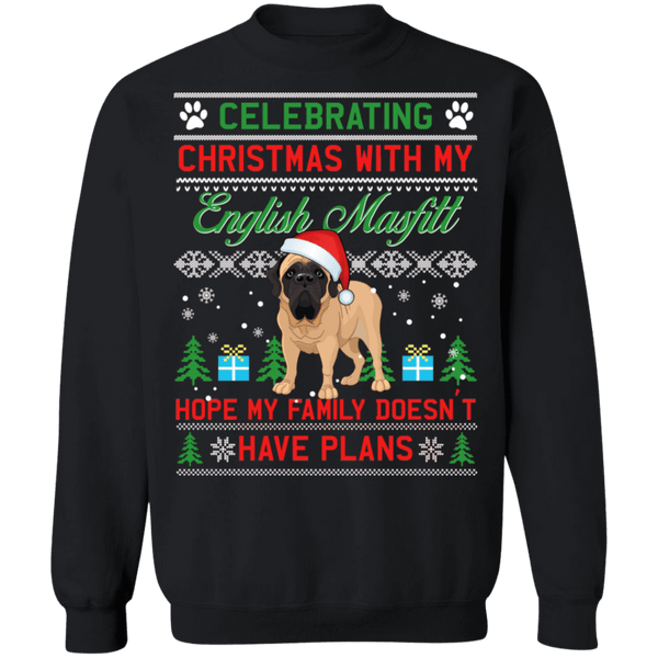 English Mastiff Ugly Christmas Sweater sweatshirt