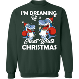 I'm Dreaming of a Great White Christmas Ugly Sweater Shark sweatshirt