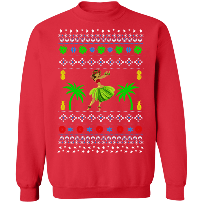 Beach Dancer Hula Ugly Christmas Sweater Sweatshirt