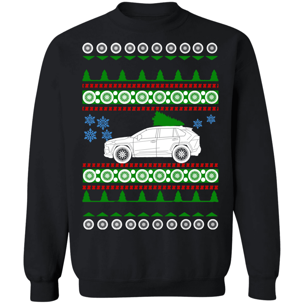 SUV Ugly Christmas Sweater RAV4 Toyota 2019 5th generation sweatshirt