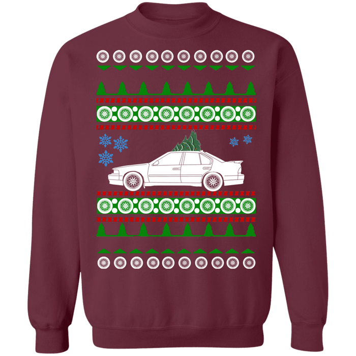 3rd gen Nissan Maxima Ugly Christmas Sweater