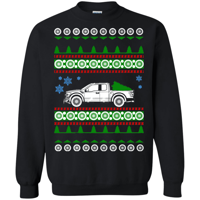 Ford Raptor F150 Ugly Christmas Sweater truck sweatshirt