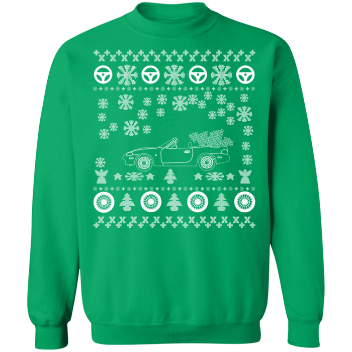 Mazda Miata NB v2 ugly christmas sweater