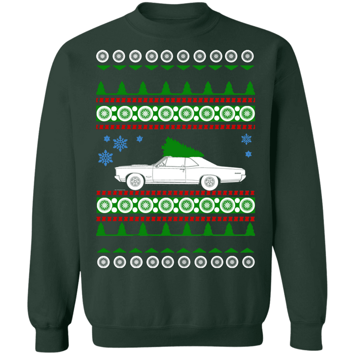 Pontiac GTO Hot Rod ugly Christmas Sweater Sweatshirt sweatshirt