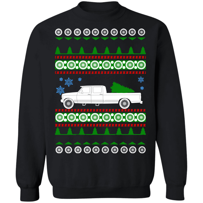 Ford F350 Extended cab ugly christmas sweater sweatshirt