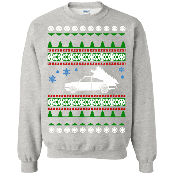 car like a mk2 jetta ugly christmas sweater sweatshirt