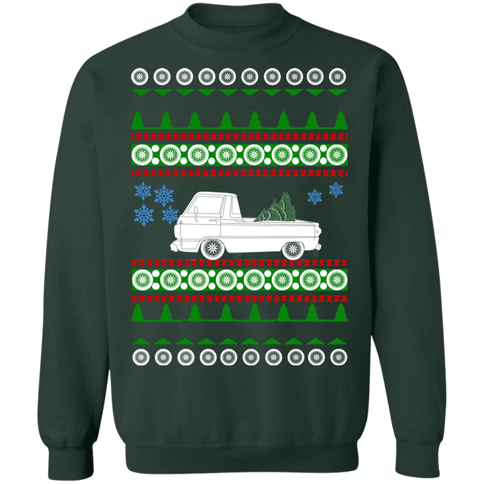 Truck like 1969 american car or truck like a  A100 Ugly Christmas Sweater Sweatshirt