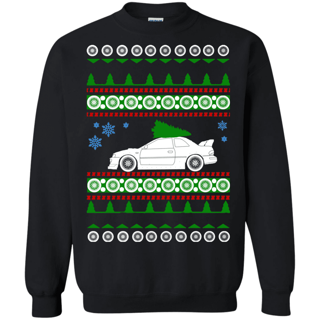 Japanese Car Impreza RS 22b Ugly Christmas Sweater sweatshirt Tool and Dye Designs
