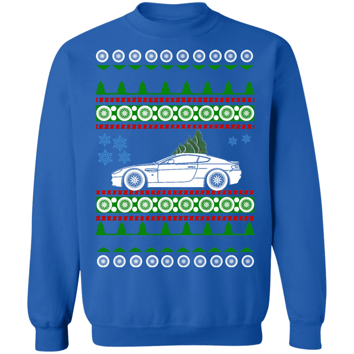 Exotic car like Aston Martin DBS Ugly Christmas Sweater