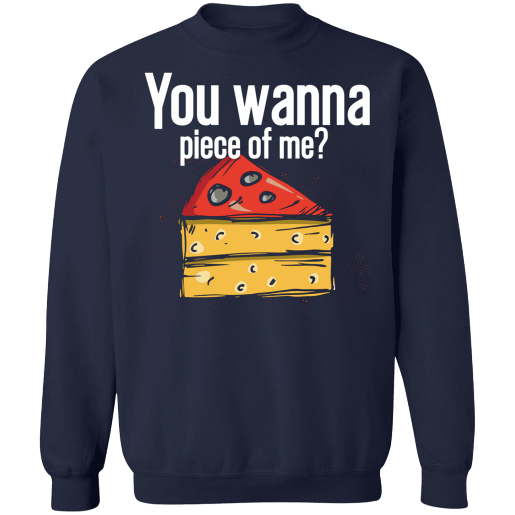 You want a piece of me ugly sweater pizza cake