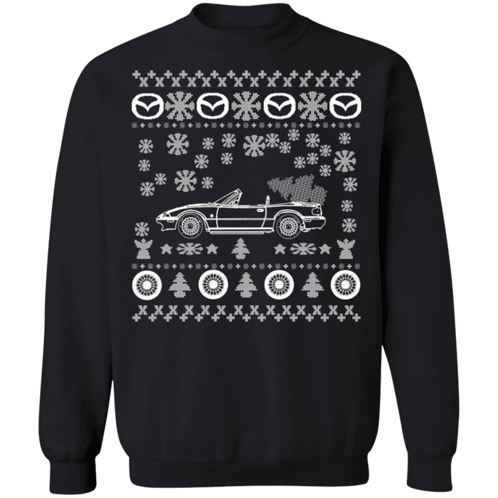 Mazda Miata NA ugly christmas sweater V2 new style