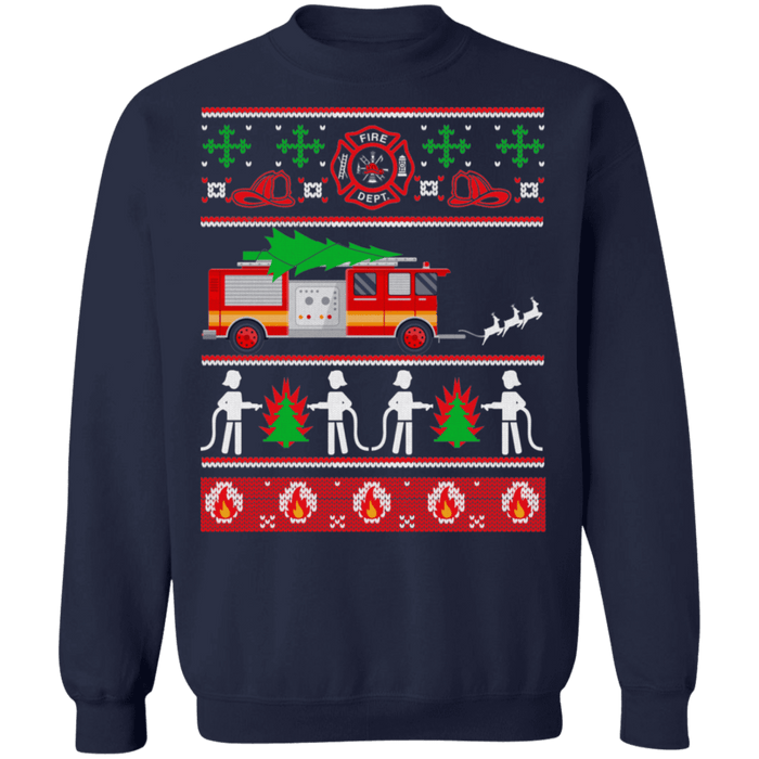 Firefighter Ugly Christmas Sweater sweatshirt