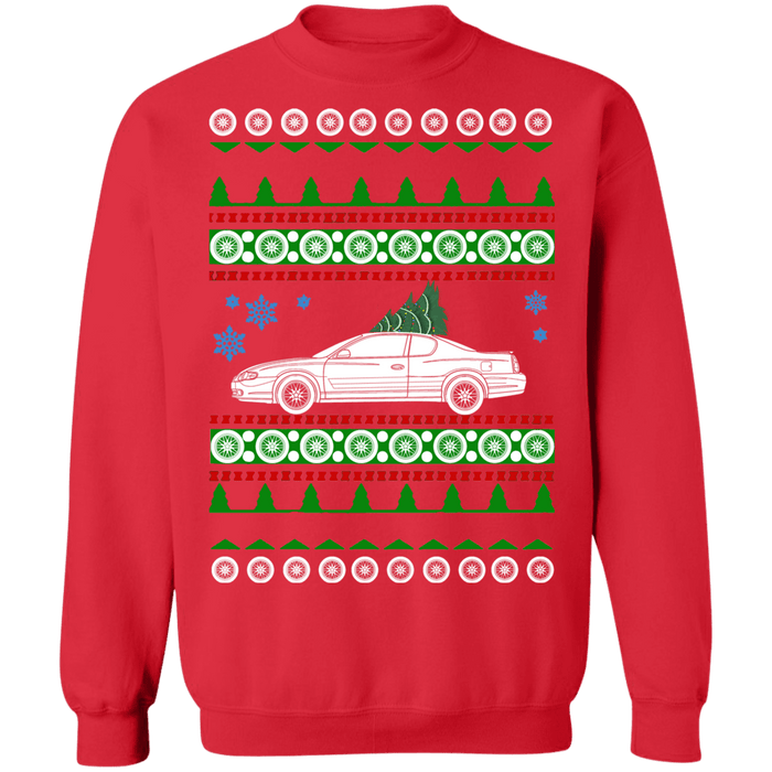 Chevy Monte Carlo 2004 Ugly Christmas Sweater Sweatshirt sweatshirt