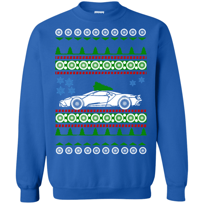 Sports Car 2017 Ford GT Ugly Christmas Sweater sweatshirt