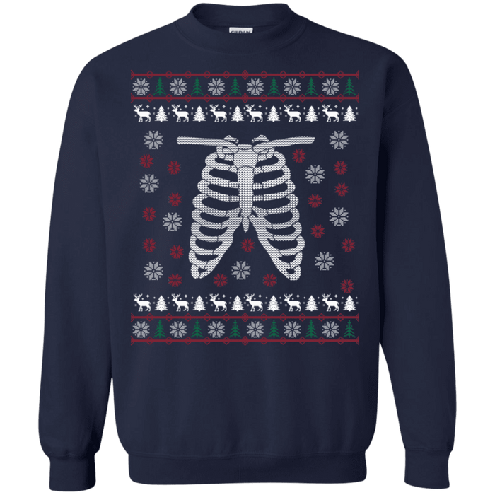 X-ray Technician Ugly Christmas Sweater ribs sweatshirt