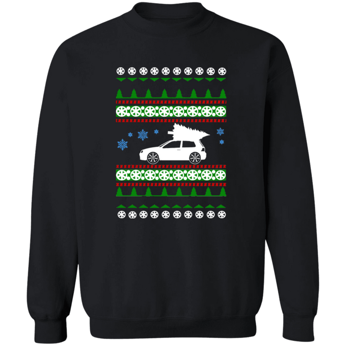 German Car like a mk4 R32 Ugly Christmas Sweater Sweatshirt