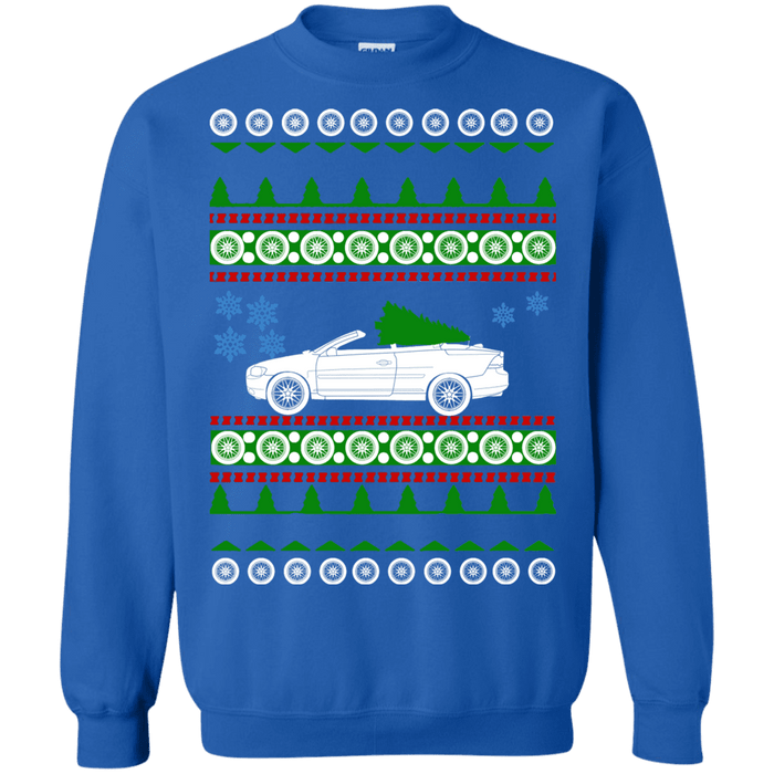 Swedish Car like a  C70 Convertible Ugly Christmas Sweater sweatshirt