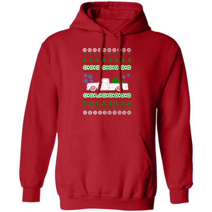 C10 Fleetside truck 1971 Ugly Christmas Sweater Hoodie