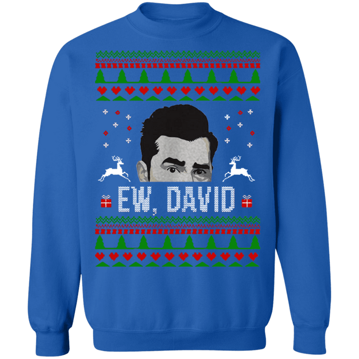 Ew David Schitt's Creek style ugly christmas sweater