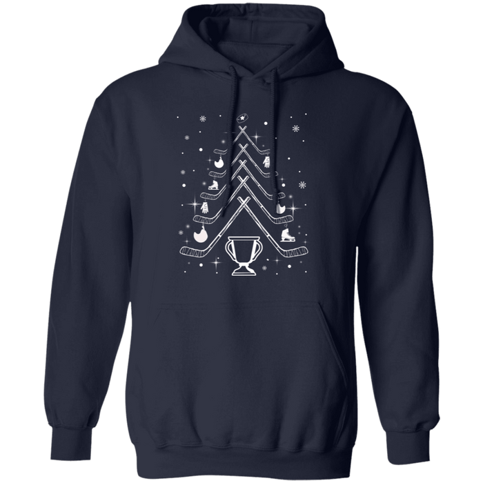 Hockey Christmas Tree Hoodie Ugly Christmas Sweater sweatshirt