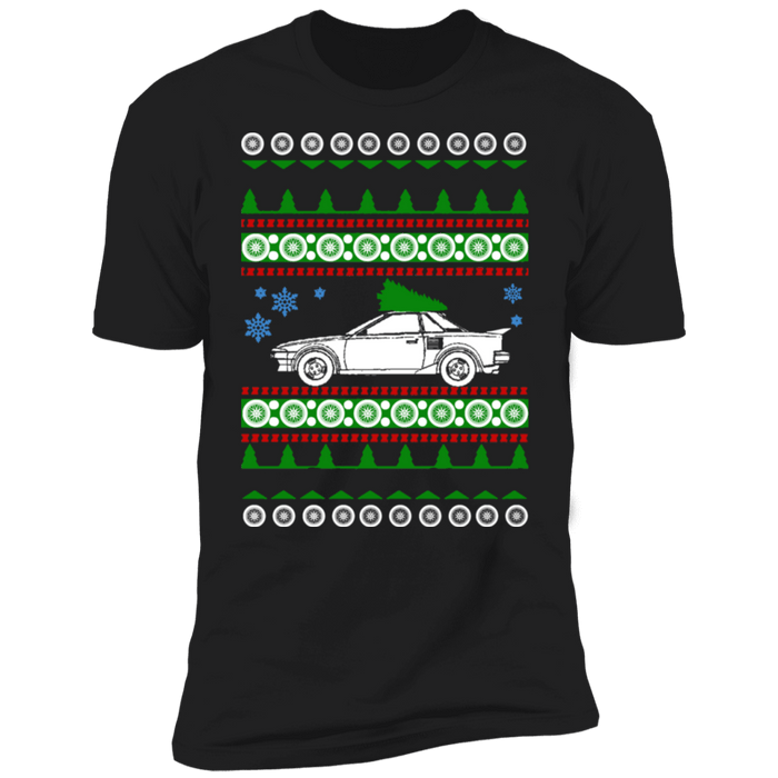 Toyota MR2 1988 Ugly Christmas Sweater T-shirt