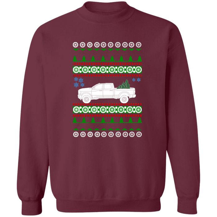 Truck like a 2022 Ram 2500 Ugly Christmas Sweater Sweatshirt