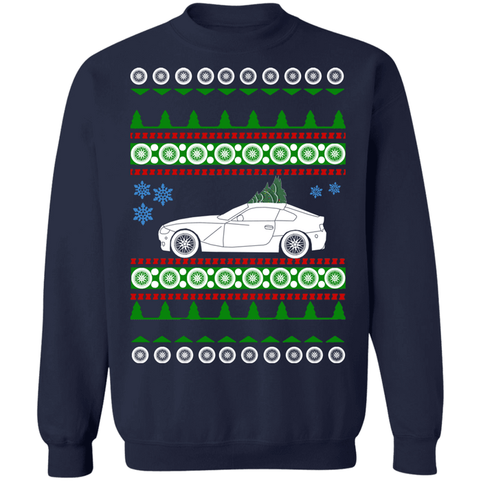 BMW Z4 M Coupe Ugly Christmas Sweater like 2007