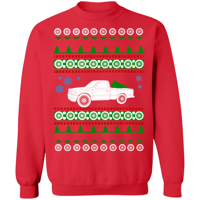 Pick Up Truck Toyota Tacoma 1995 Ugly Christmas Sweater sweatshirt