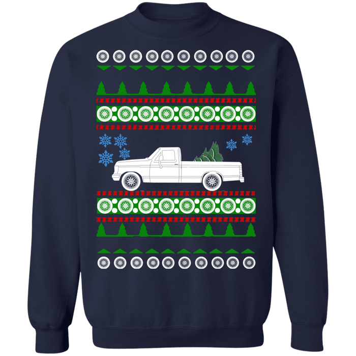 Ford F150 Truck Ugly Christmas Sweater 1987