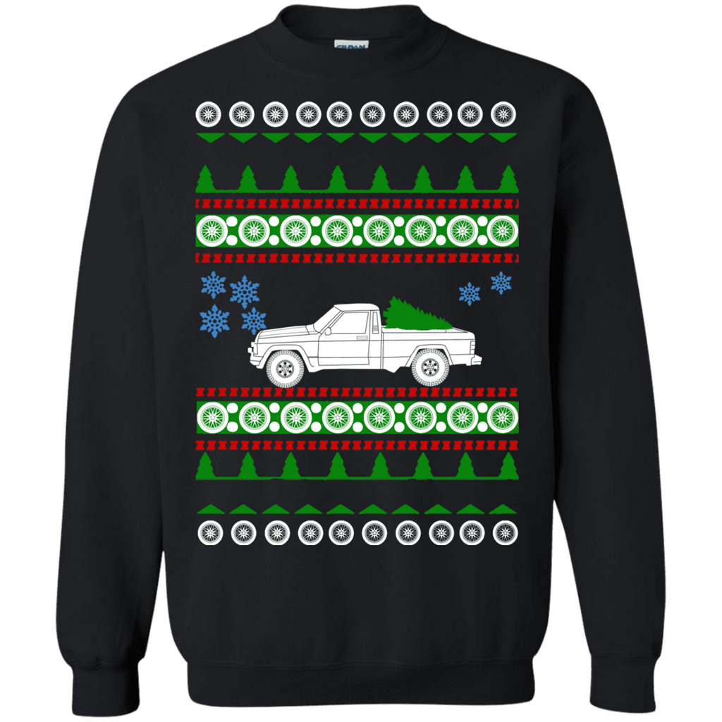 off road american vehicle Comanche 1990 Ugly Christmas Sweater sweatshirt