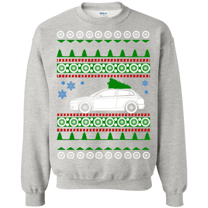 Swedish Car like a  C30 Ugly Christmas Sweater Crewneck sweatshirt