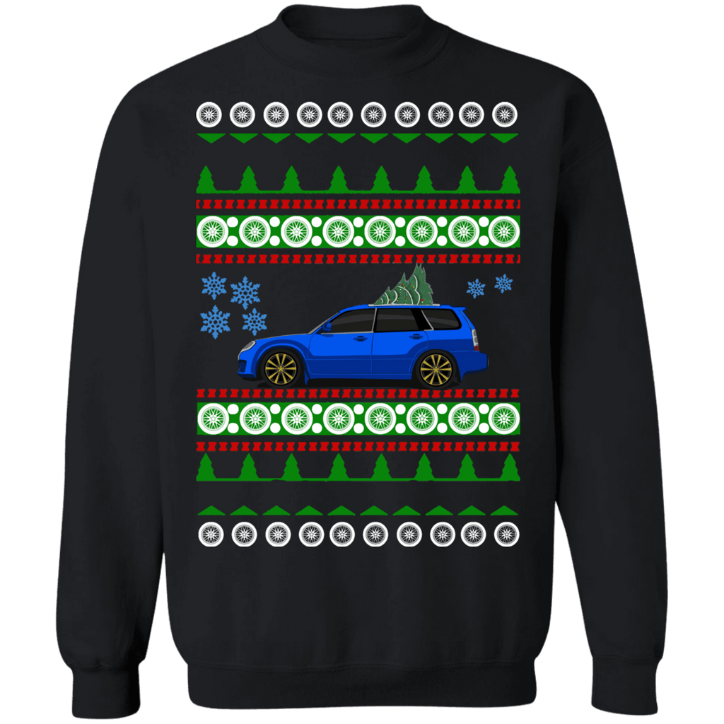 Japanese Car Forester STI Ugly christmas Sweater