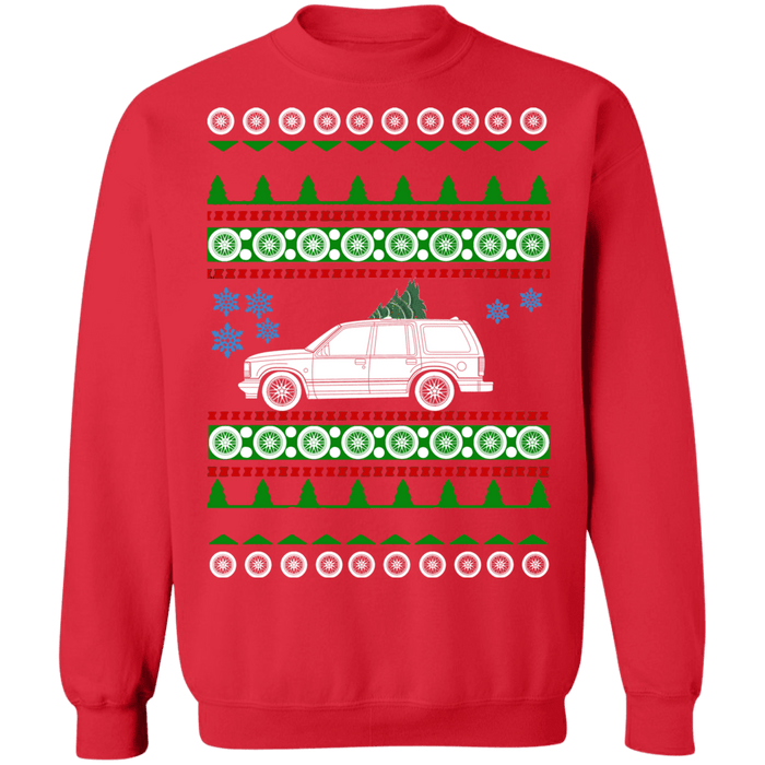 Ford Explorer 1st gen ugly christmas sweater