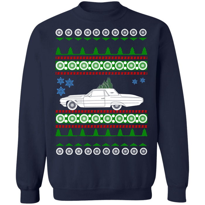 Ford 4th gen thunderbird ugly christmas sweater