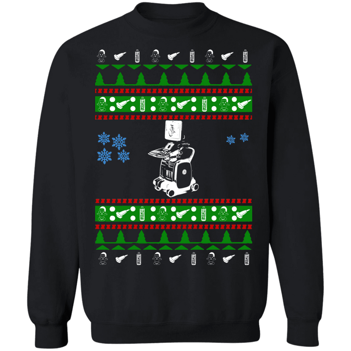 Sonographer Ultrasound Tech Ugly Christmas Sweater