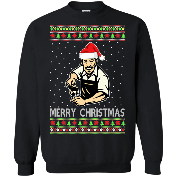 Barista Ugly Christmas Sweater sweatshirt