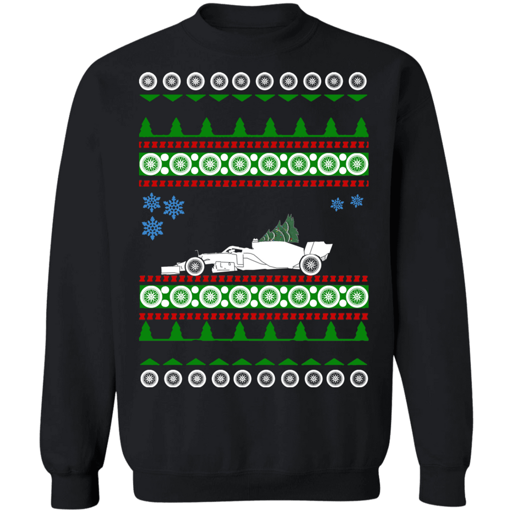 2020 F1 car Ugly Christmas Sweater Formula 1