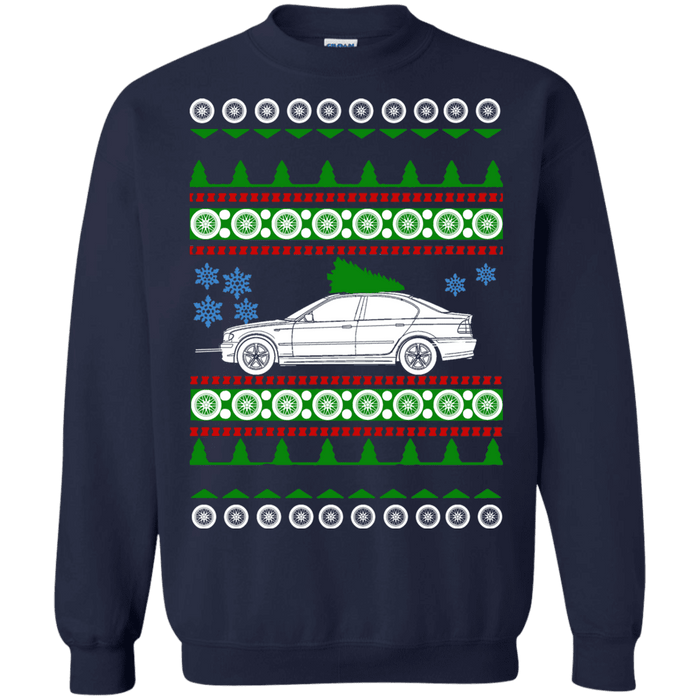 BMW 325i 2003 4 door Ugly Christmas Sweater sweatshirt