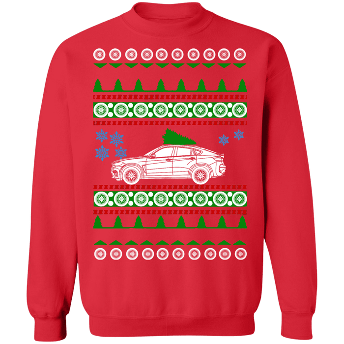 German SUV Ugly Christmas Sweater BMW X6M sweatshirt