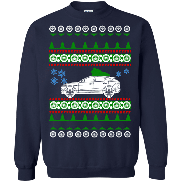 SUV Ugly Christmas Sweater Jaguar F Pace sweatshirt