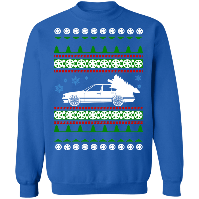 German Car Sedan BMW E34 M5 Ugly Christmas Sweater sweatshirt