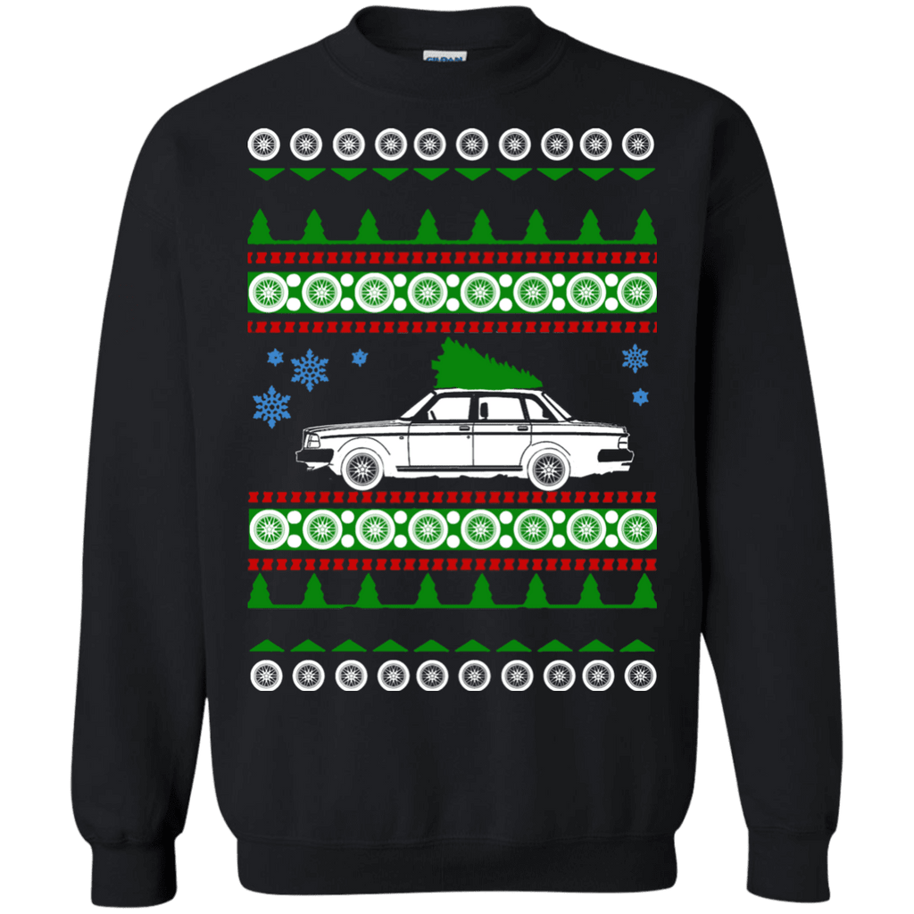 Swedish Car like a  240 Sedan Ugly Christmas Sweater Crewneck sweatshirt