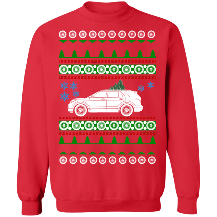 Ford Explorer 5th gen ugly christmas sweater