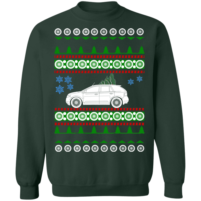 SUV 2007 Ford Edge ugly christmas sweater sweatshirt 1st gen